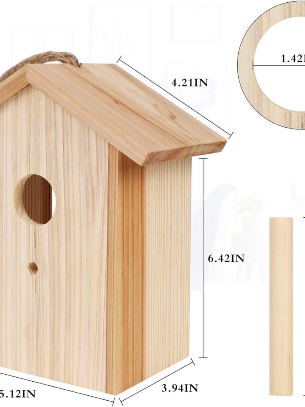 Window Bird House New - Picture 4 of 6